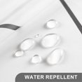 thumbnail image 5 of Ensemble de Rideau de Douche en Tissu, Rideau de Douche à Rayures Grises Abstraites avec 12 Crochets pour Rideau de Douche, Rideau de Douche en Tissu Blanc Rustique, Ensembles de Rideaux de Douche Style Western Farmhouse pour Salle de Bain, 72x72 Pouces, 5 of 5