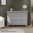 thumbnail image 3 of Dream On Me Maple Double Dresser I Kids Bedroom Dresser I Four Drawers Dresser I Farmhouse Modern, Model #598-WWHITE, 598-WGREY, 598-W, 598-OAKGY, 598BR-PG, 3 of 6