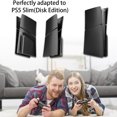 thumbnail image 5 of Faceplate For PS5 Slim Disc Edition - ABS Cover Plate Matte Skin, Includes 2 Silicone Controller Covers For Enhanced Protection, 5 of 5
