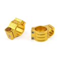 thumbnail image 1 of Guidons à Clip Universels pour Motocyclette pour ZX10R CBR1000RR GSXR R1 R6 50 mm GOLD, 1 of 1