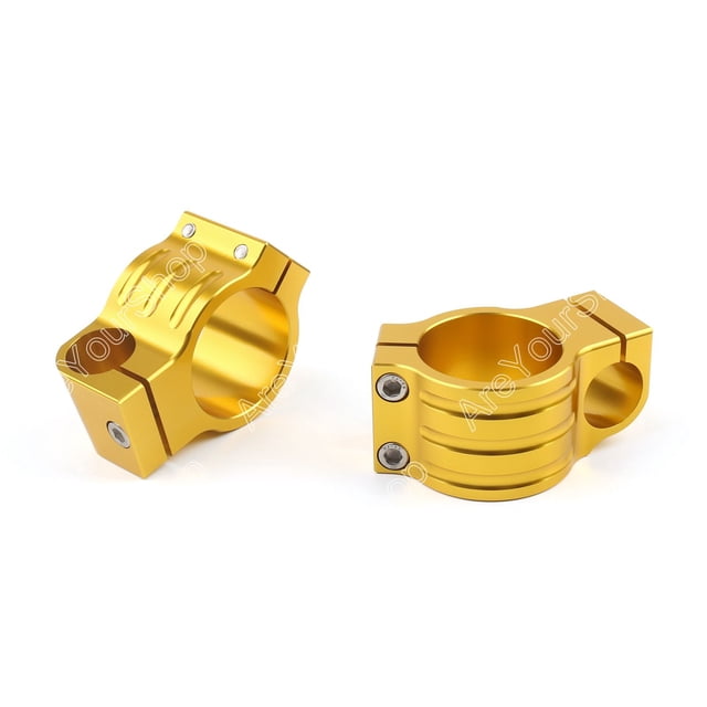 Guidons à Clip Universels pour Motocyclette pour ZX10R CBR1000RR GSXR R1 R6 50 mm GOLD