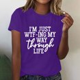 thumbnail image 2 of Birdeem Femmes Filles Grande Taille T-Shirts Imprimés Manches Courtes Col Rond T-Shirt Blouse Hauts, 2 of 7