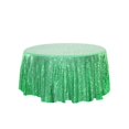 thumbnail image 1 of Birdeem Table Cloth Round Tablecloth Tablecloth Table Cloth Round Cover Table Cloths Round Table Cover Tablecloth Round Sequin Tablecloth Wedding Party Cake Dessert Event Christmas Decoration, 1 of 5