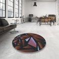 thumbnail image 4 of Ahgly Company Machine Washable Indoor Rectangle Transitional Carbon Gray Area Rugs, 2' x 5', 4 of 7