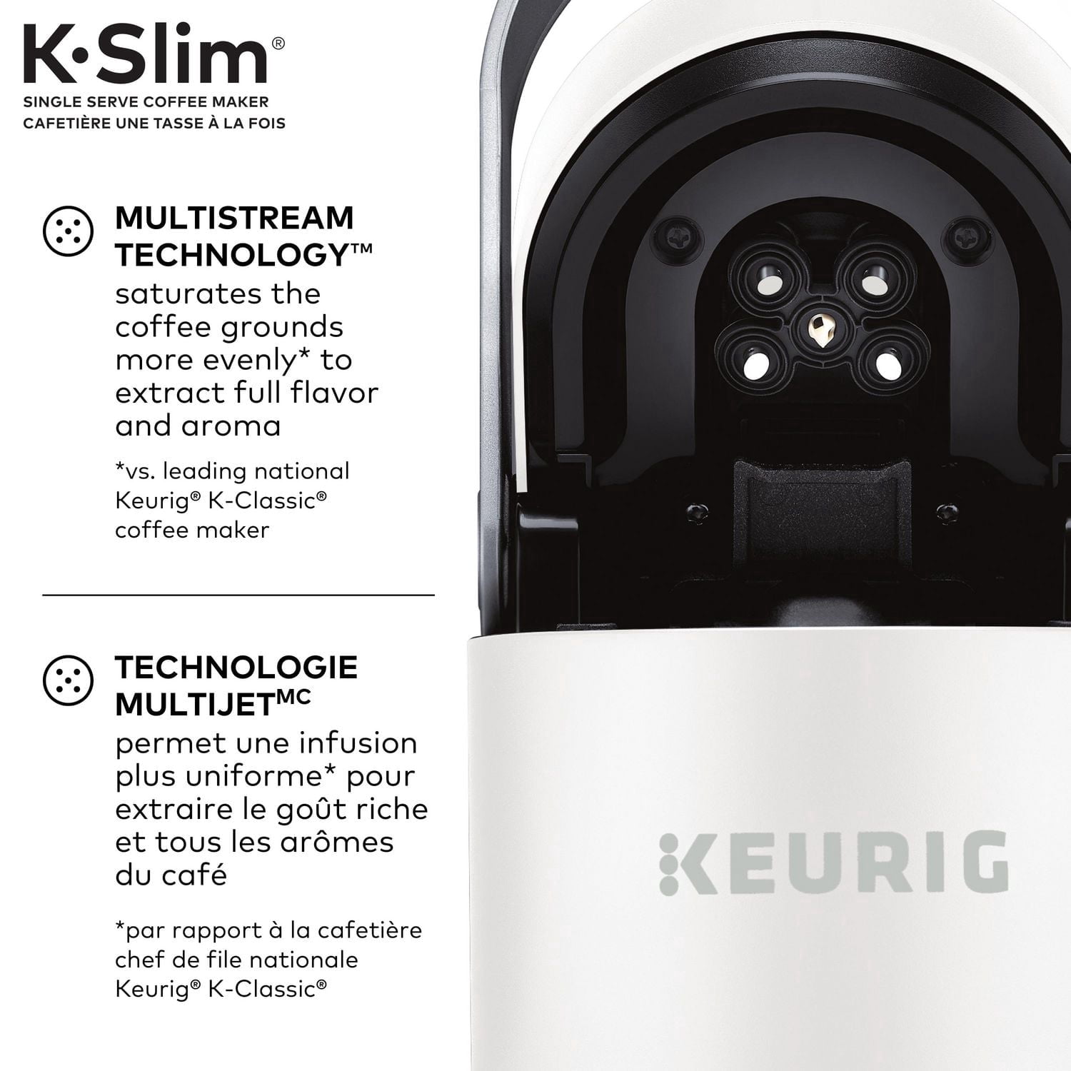 Cafetière une tasse à la fois Keurig K-Slim