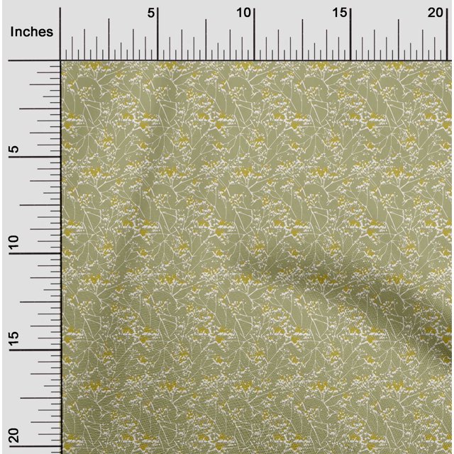 oneOone Cotton Flex Fabric Floral Texture Print Fabric by The Yard 40 Inch Wide
