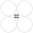 thumbnail image 2 of Wheel Rim Protector Aluminium Alloy Universal Rim Guard for 19 Inch Hub, 2 of 7