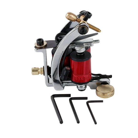 EIGTHTAIL 10 Warps Coils Wire Unique Pattern Tattoo Machine Gun Alloy Three Wire Coil Tattoo Machine