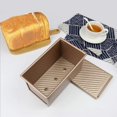 thumbnail image 3 of Gourmet Baker's Secret: Pullman Loaf Pan, Carbon Steel Loaf Pan With Lid, For Uniform Heating And Easy Release, 3 of 8