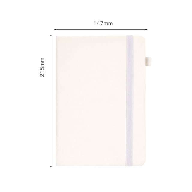 A5 Notebook Diary 200 Pages Beige Daolin Paper 21.5 cm x 14.7 cm Study Office Supply