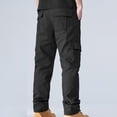 thumbnail image 4 of Pisexur Pantalon Cargo pour Homme Pantalon Classique en Coton Pantalon Décontracté Randonnée Pantalon de Travail avec Poches, 4 of 4