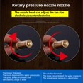 thumbnail image 3 of MYG Spray Nozzle High Pressure Multi-use Lawns Garden Hose Nozzle Sprayer Efficiency, 3 of 9