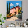 thumbnail image 4 of Qisvanset Colorful Beach Umbrella Watercolor Canvas Print 12x16 Inch Home Decor, 4 of 8