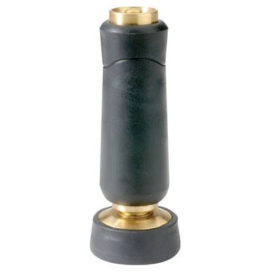 Twist Hose Nozzle, Solid Brass, Rubber Grip, Full Size - 20035-01