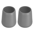 thumbnail image 1 of Unique Bargains 2 Pcs Silicone Fishing Rod Butt Cushion Protector Cap, Large, Gray, 1 of 7