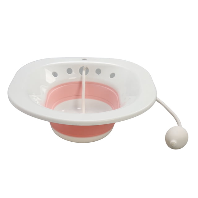 Sitz Bath, PP Silicone Folding Sitz Bath for Hemorrhoid Pink,Blue,Green