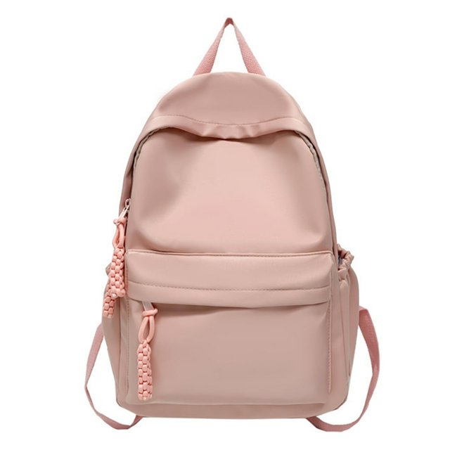 Women Backpack Large-capacity School Knapsack Outdoor Play Sport School Backpack Pink