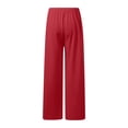thumbnail image 4 of Womens Joggers Women's High Waist Casual Drawstring Pants Basic Solid Color Trousers for Daily Wear Comfortable Pants for Spring Fall Winter Season Size XL, 4 of 5