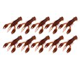 thumbnail image 3 of Soft Fishing Lure Soft Lure Baits Crawdad Soft Bait Soft Shrimp Lure Artificial Soft Shrimps Fishing Lure 10pcs Soft Fishing Lure Crawdad Bait PVC Shrimp Artificial Soft Lure Baits, 3 of 8