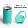 thumbnail image 2 of Diumepo Auto Spout Lid for YETI Rambler Bottles, Replacement Lids for Yeti 12oz 18oz 26oz 36oz 64oz Water Bottle, Water Bottle Straw Cap for YETI Rambler, Flexible Handle, 2 of 7