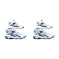 thumbnail image 4 of QualitChoice Chaussures de Basketball pour Homme Respirantes à Amorti Espadrilles Couple Professionnelles Extérieur Résistantes à l'Usure Sport Gym Course Blanc Bleu 41 2 Pcs, 4 of 6