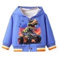 thumbnail image 2 of RXIRUCGD Uniforme de Baseball Imprimé Tendance Col Baseball Décontracté pour Enfants (Bleu, Taille : 3 Ans), 2 of 7