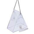thumbnail image 1 of Baohd Mangeoire pour Animaux Triangulaire avec Ventouse, Récipient Alimentaire en Acrylique Transparent, 1 of 8