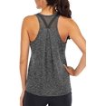 thumbnail image 1 of Débardeurs d'Entraînement pour Femmes Débardeurs Racerback en Forme en Vrac pour Femmes Débardeurs de Course de Réservoir Musculaire Sans Dos en Mesh, 1 of 2
