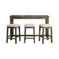 thumbnail image 3 of Picket House Furnishings Stanford Ensemble Polyvalent de Table de Bar en Bois, Gris, 3 of 20