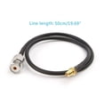 thumbnail image 1 of SMA Female To UHF SO239 PL259 Female RG58 Pigtail Cable RF Coaxial Assembly Cables, 1 of 3