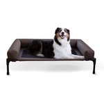 K&H Original Bolster Elevated Pet For Dogs Brown Large