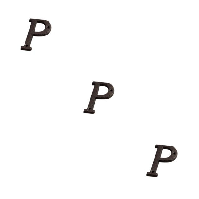 relayinert House Sign With Retro 3D Wide Range Of Uses And Durable Weather-resistant Metal House Numbers Retro 3D Sign P 3Set