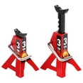 thumbnail image 2 of Estbridge  2 PCS Jack Stands  3 Ton Car Jack Stands Double Locking  Adjustable Height  for 1/10 RC Crawler Car (Red), 2 of 9