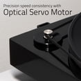 thumbnail image 3 of Fluance RT85 Reference High Fidelity Vinyl Turntable Record Player with Ortofon 2M Blue Cartridge, Acrylic Platter, Speed Control Motor High Mass MDF Wood Plinth Vibration Isolation Feet - Piano Black, 3 of 8