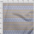thumbnail image 2 of oneOone Polyester Lycra Fabric Damask & Chevron Ikat Print Fabric BTY 56 Inch Wide, 2 of 4
