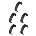 thumbnail image 1 of kurtrusly Elastic Stainless Steel Bracelet Add Touch Of Elegance To Wrist Durable 24MM black 5Set, 1 of 6