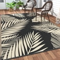 thumbnail image 1 of Outdoor Rug  for Patios   Reversible Outdoor Plastic Straw Camping Rug Carpet  Large Area Rugs Mats for RV  Camper  Deck  Balcony  Porch  Backyard  Beach  Picnic. Leaf, 1 of 7