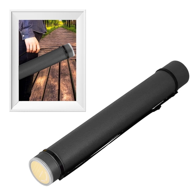 VGEBY Document Poster Tube,Blueprint Tube,Poster Tube Expandable Large Capacity Waterproof Antishock Portable Document Poster Tube for Storage