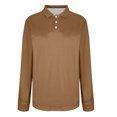 thumbnail image 3 of asjyhkr Plus Size Womens Long Sleeve Shirts Button Summer Tops Trendy 2025 Work Business Causal T Shirts, 3 of 6