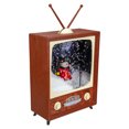 thumbnail image 4 of Northlight LED Lighted Musical Snowing Snowman TV Set Christmas Decoration - 12", 4 of 6