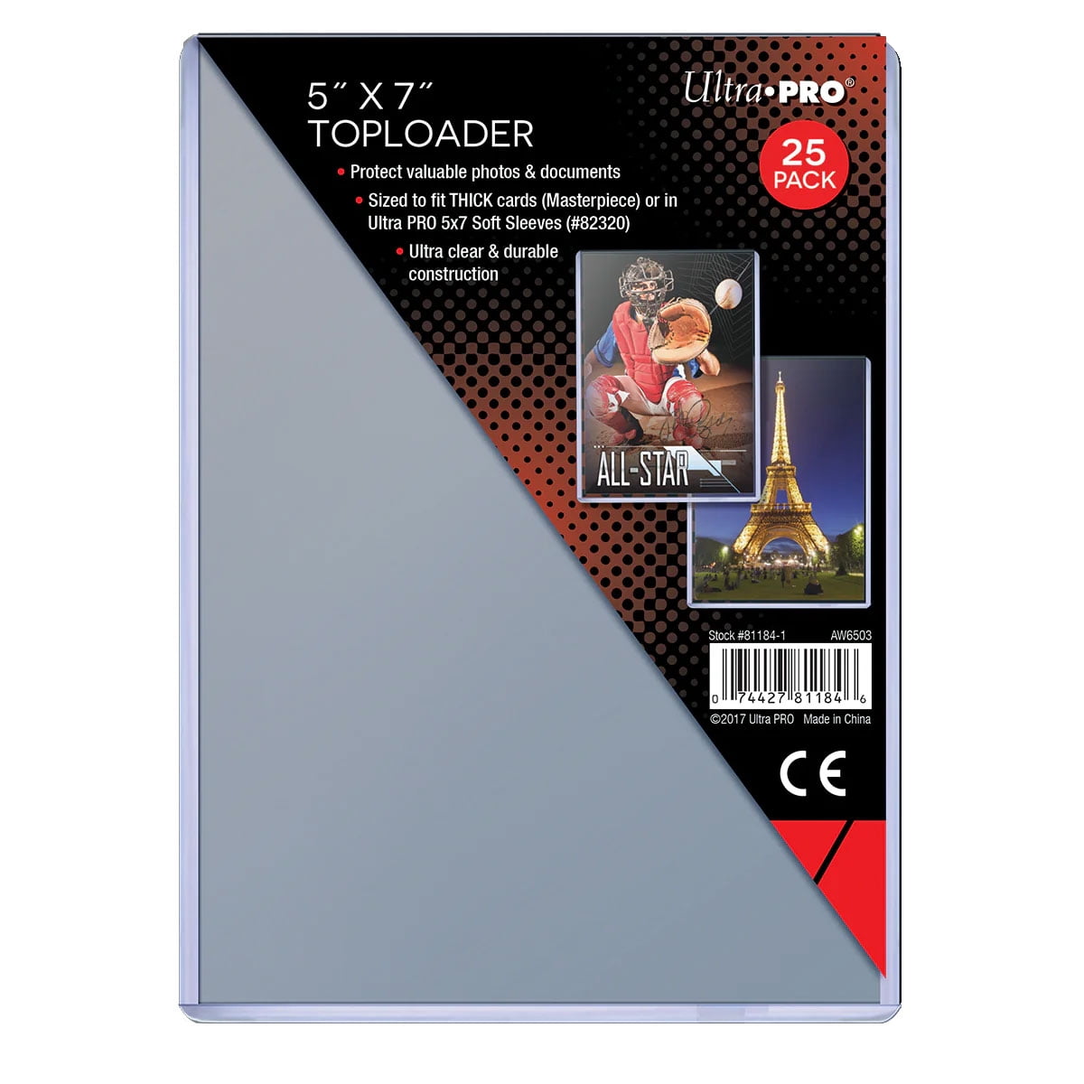 Ultra PRO 5" x 7" Toploaders (25ct)