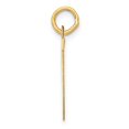 thumbnail image 2 of Diamond2Deal 14K Pendentif Initiale Lettre T en Or Jaune Grand Script pour Femmes, 2 of 5