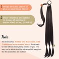 thumbnail image 3 of Long Braided Ponytail, Wig Ponytail Trendy Elegant Black  for Birthday, 3 of 7