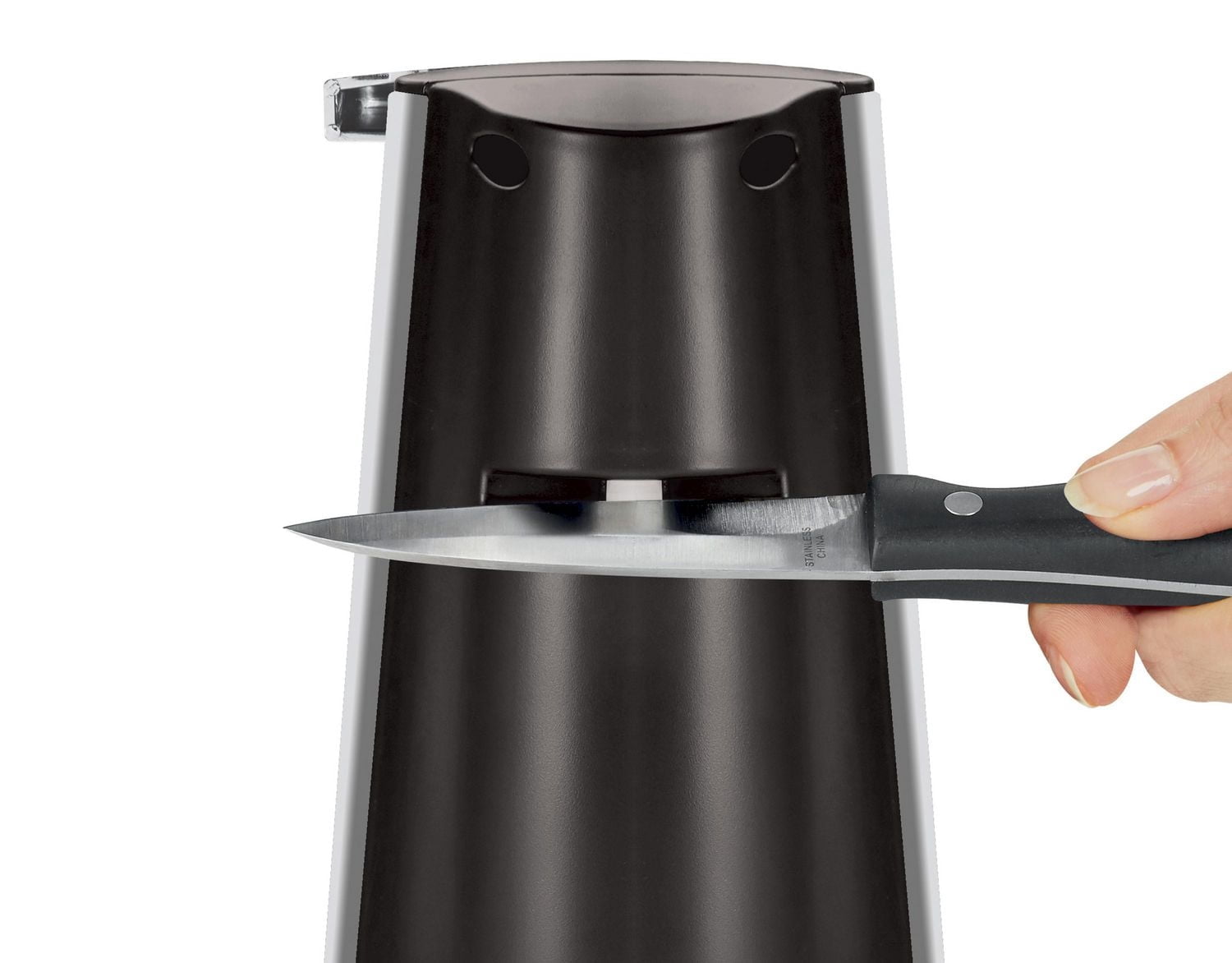 Hamilton Beach Stainless Steel Extra-Tall Electric Can Opener with Automatic Shutoff and Knife Sharpener, 76700C