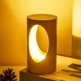 thumbnail image 1 of Fridja Small Night Lights Bedside Table Lamps Minimalist Solid Wood Table Lamp Bedside, 1 of 9