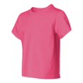 thumbnail image 2 of Jerzees Youth DRI-POWER Active Short Sleeve Crew T-Shirt, M, Neon Pink, 2 of 2
