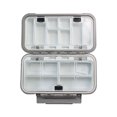 thumbnail image 1 of mmirethe Box Sealed Plastic Durable Reel Hooks Lure Baits Boxes Multifunctional Organizer Case BaitContainer Tools Equipment M Grey, 1 of 8