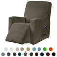 thumbnail image 1 of Subrtex Housse Extensible pour Fauteuil Inclinable 1 Pce, Housse Texturée à Carreaux avec Poches, 1 of 6