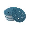 thumbnail image 1 of 50 Pcs Sanding Discs 6 Inch 6 Hole 60 Grit Hook and Loop Sandpaper Universal for Automotive Repair Blue, 1 of 7