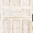thumbnail image 3 of vidaXL Hand carved 4-Panel Room Divider White 160x165 cm Solid Mango Wood, 3 of 5